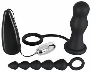 Набор для массажа простаты Rebel Prostate Training Set, черный