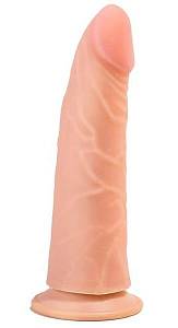 Фаллоимитатор на присоске Egzo Mad Evolution - 17,5 см, телесный