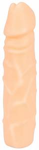 Удлиняющая насадка на пенис с вибрацией Penis Sleeve With Bullet, телесная