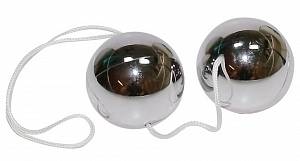 Вагинальные шарики Basic Loveballs Silver, серебристые