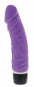 Вибратор Purrfect Silicone Classic - 16,5 см, фиолетовый