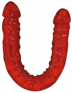 Двойной фаллоимитатор Ultra Dong, красный