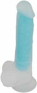 Светящийся фаллоимитатор Glow In The Dark Silicone Dildo