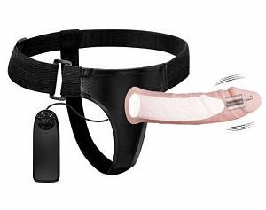 Мужской страпон с вибрацией Ultra Passionate Harness