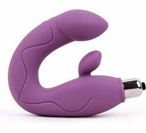 Вибратор Goddess Dual Glit & G-Spot, фиолетовый