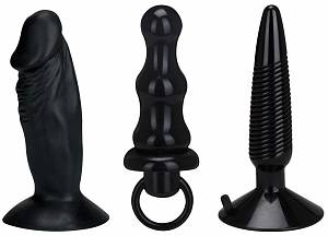 Набор анальных пробок Humper, черный