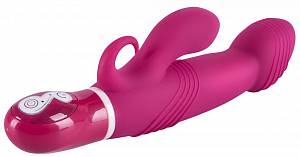 Rabbit вибратор Flores Piccolo, розовый