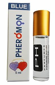 Духи-масло с феромонами Mini-Max Blue 4 - Bvlgari Aqua, 5 мл