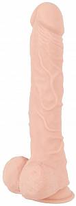 Фаллоимитатор на присоске Large Bendable Dildo, телесный