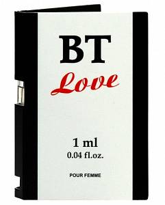 Пробник женской туалетной воды с феромонами BT Love, 1 мл