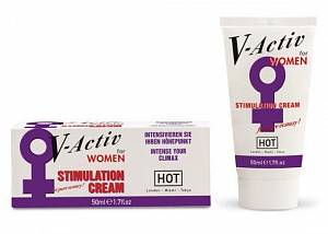 Стимулирующий крем для женщин V-Activ For Women Stimulation Cream, 50 мл