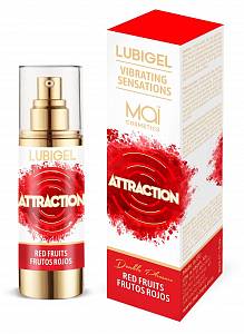 Жидкий вибратор MAI Lubigel Red Fruits - красные фрукты, 30 мл