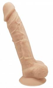 Реалистичный фаллоимитатор на присоске Silexd Tomas Model 1, телесный