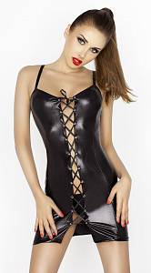 Эротическое платье Passion Bellatrix Chemise 2XL/3XL, черное