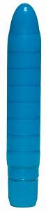 Классический вибратор Soft Wave, голубой