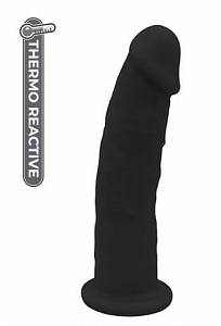 Реалистичный фаллоимитатор Real Love Premium Siicone Dildo - 19 см, черный