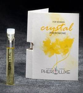 Пробник женских духов с феромонами Crystal - Calvin Klein In2u Her, 2 мл