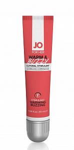 Возбуждающий гель для клитора JO Warm & Buzzy, 10 мл