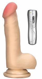 Вибратор на присоске RealStuff Vibrator I - 16,5 см, телесный