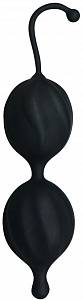 Вагинальные шарики Black Velvets Balls Silicone, черные