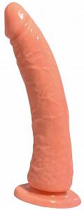Фаллоимитатор Basix Rubber Works Slim 7, телесный