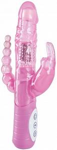 Вибратор 3xLust, розовый