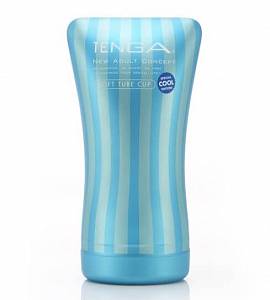Мастурбатор Tenga Soft Tube Cup Cool Edition - охлаждающий