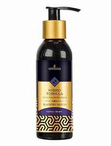 Лубрикант Sensuva Hybrid Formula Blueberry Muffin - черничный кекс, 125 мл