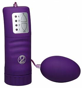 Виброяйцо Velvet Purple Pill, фиолетовое