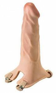 Фаллопротез Egzo Evolution 17 см, телесный