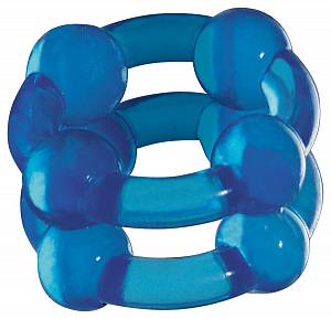 Эрекционное кольцо Penis Ring Strong Hold Blue, синее
