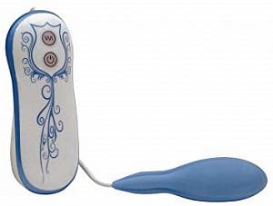 Виброяйцо Smile Vibrating Bullet Funky, голубое