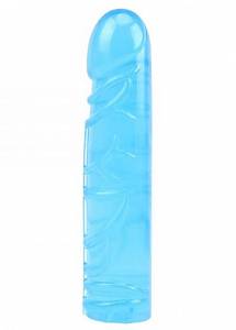Гелевый фаллоимитатор Hi-Basic Vivid Jelly Dildo, бирюзовый