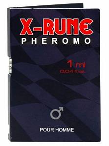 Пробник мужской парфюмированной воды X-Rune Pheromo, 1 мл