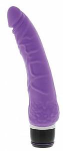 Силиконовый вибратор Purrfect Silicone Classic - 18 см, фиолетовый