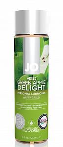 Съедобный лубрикант JO H2O Green Apple - яблоко, 120 мл