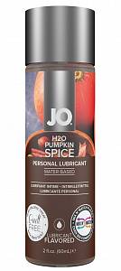 Съедобный лубрикант JO H2O Pumpkin Spice - пряная тыква, 60 мл
