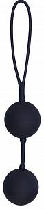 Вагинальные шарики Black Velvets Balls, черные