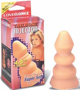 Анальная пробка Tailbone Injector, телесная